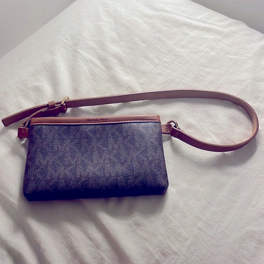 Michale Kors brown Fanny pack or shoulder bag